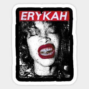 Erykah Badu ⚡ ☠💀 ϟ Vintage RNB Sticker